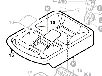 Couvercle de carter réf. 1 605 190 183 BOSCH